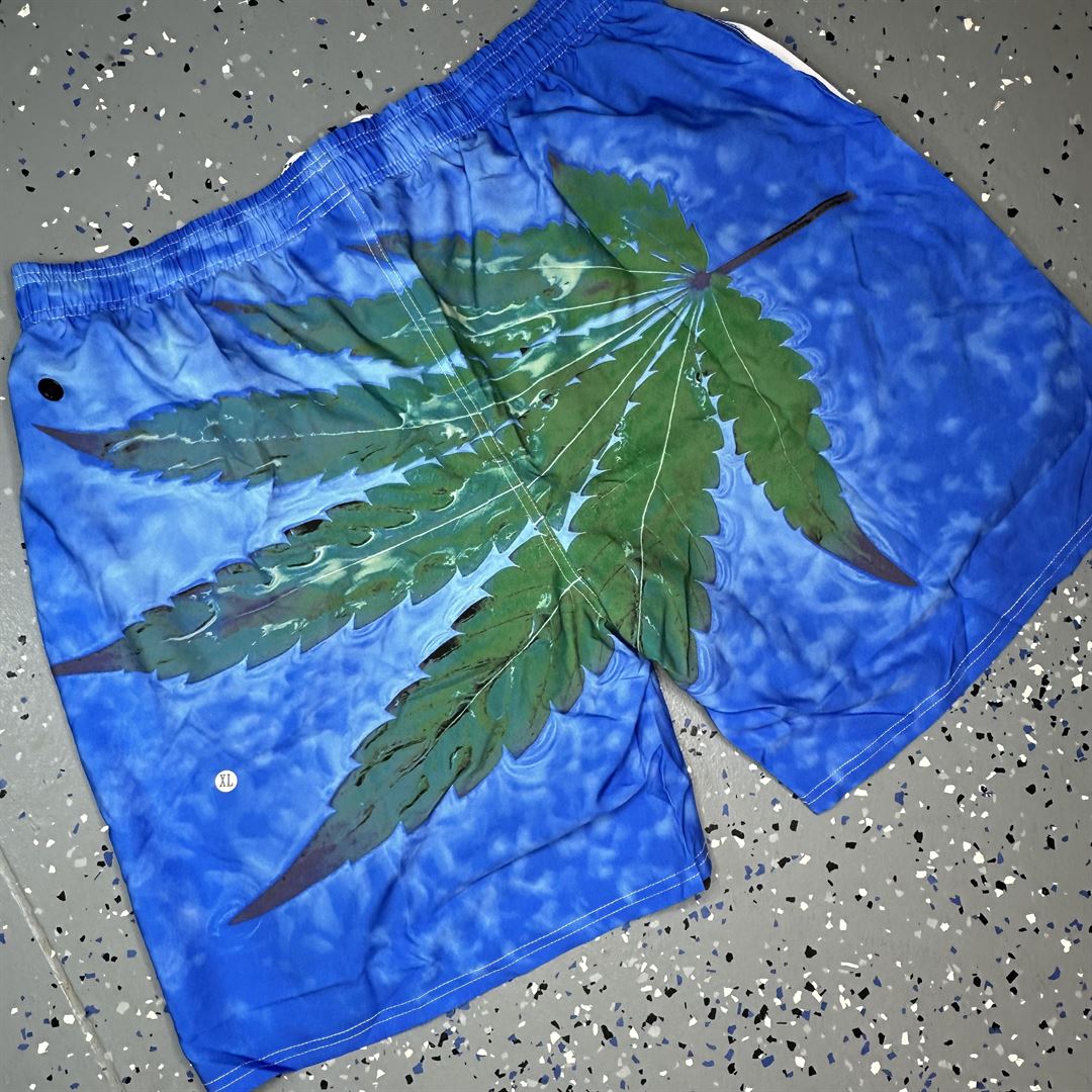 Floating Cannabis Swim Trunks