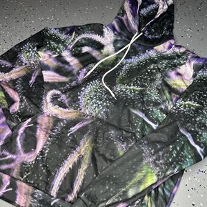 Neon Purple Full Cannabis Hoodie 