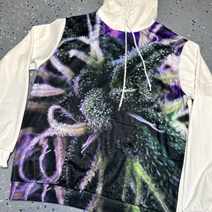 Neon Purple Cannabis Hoodie Cannabis hoodie 