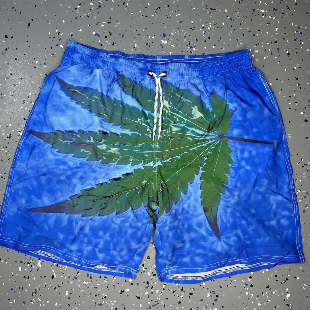 Floating Cannabis Swim Trunks