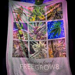 Cultivate & Cuddle Cannabis Throw