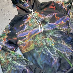 Fierce Fire Full Cannabis Hoodie