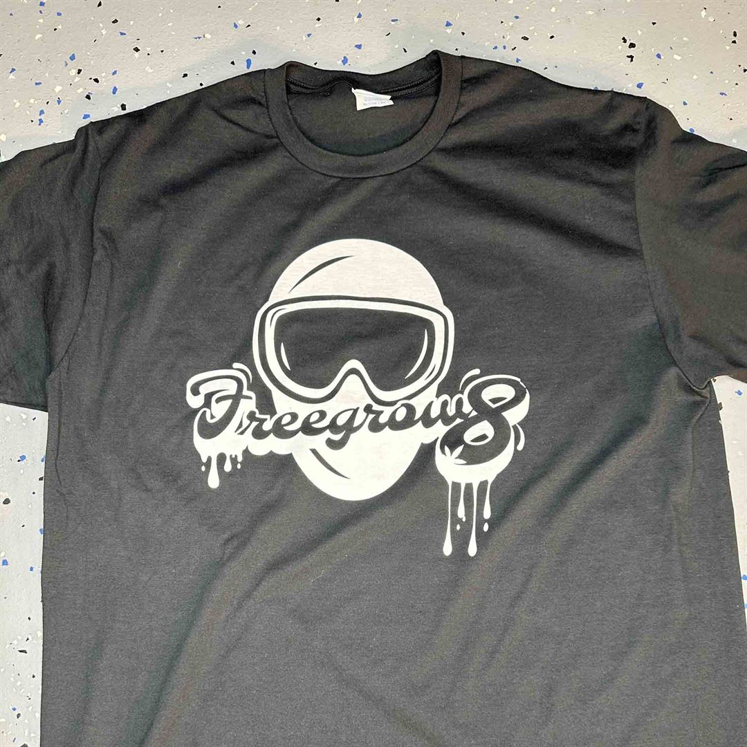 Freegrow8 Mask and Goggle Logo T-Shirt