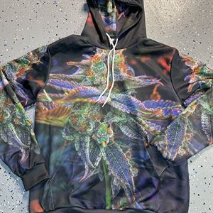 Fierce Fire Full Cannabis Hoodie