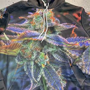 Fierce Fire Full Cannabis Hoodie