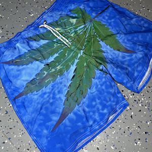 Floating Cannabis Swim Trunks