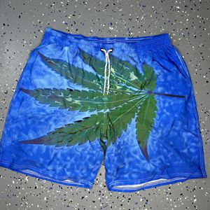 Floating Cannabis Swim Trunks