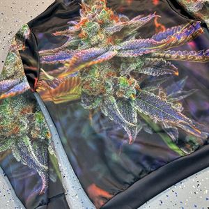 Fierce Fire Full Cannabis Hoodie